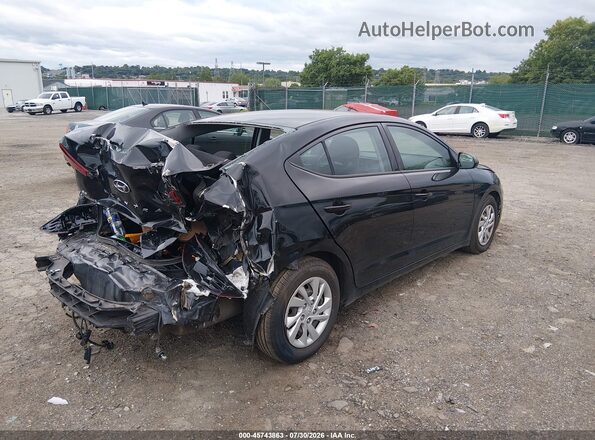 5NPD74LF3KH466158 2019 HYUNDAI ELANTRA Black Trasero derecho