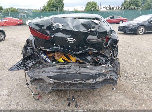 5NPD74LF3KH466158 2019 HYUNDAI ELANTRA Black Vista frontal