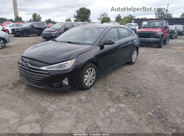 5NPD74LF3KH466158 2019 HYUNDAI ELANTRA Black Vista tres cuartos delantera izquierda