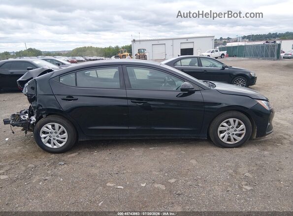 5NPD74LF3KH466158 2019 HYUNDAI ELANTRA Black Vista interior trasera