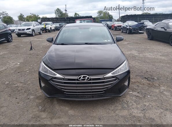 5NPD74LF3KH466158 2019 HYUNDAI ELANTRA Black Vista del cuadro de instrumentos