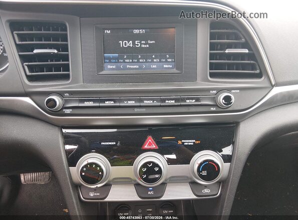 5NPD74LF3KH466158 2019 HYUNDAI ELANTRA Black 