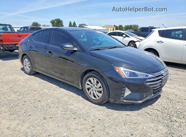5NPD74LF3KH470288 2019 HYUNDAI ELANTRA Black წინა მარჯვენა