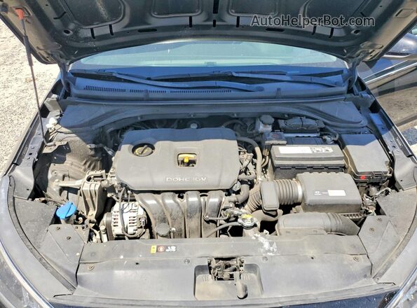 5NPD74LF3KH470288 2019 HYUNDAI ELANTRA Black უკანა სალონის ხედი