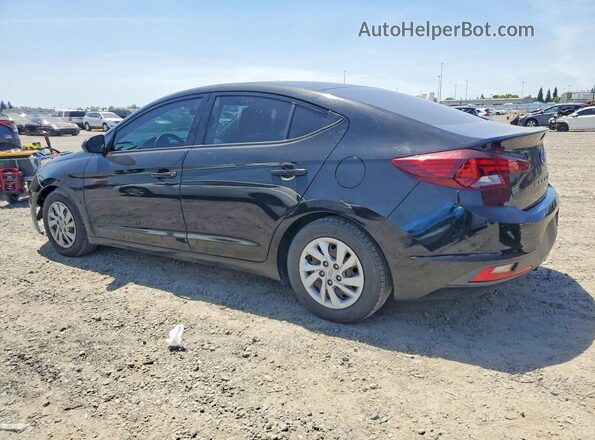 5NPD74LF3KH470288 2019 HYUNDAI ELANTRA Black უკანა მარცხენა