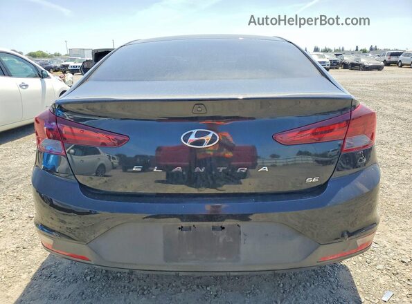 5NPD74LF3KH470288 2019 HYUNDAI ELANTRA Black უკანა ხედი