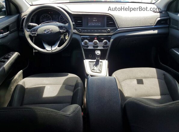 5NPD74LF3KH470288 2019 HYUNDAI ELANTRA Black წინა პანელის ხედი