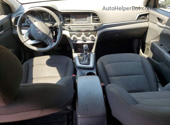 5NPD74LF3KH484854 2019 HYUNDAI ELANTRA Silver Dashboard view