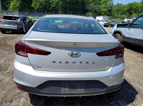 5NPD74LF3KH484854 2019 HYUNDAI ELANTRA Silver Rear view