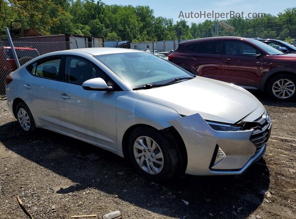 5NPD74LF3KH484854 2019 HYUNDAI ELANTRA Silver Front right