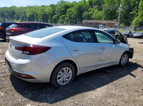 5NPD74LF3KH484854 2019 HYUNDAI ELANTRA Silver Rear right