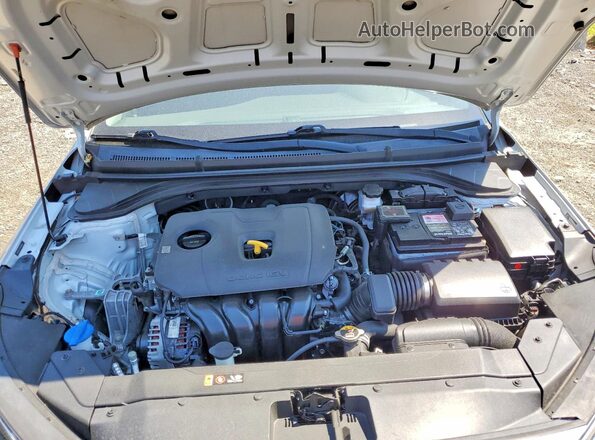5NPD74LF3KH484854 2019 HYUNDAI ELANTRA Silver Rear interior view