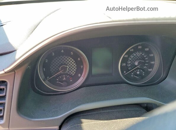 5NPD74LF3KH484854 2019 HYUNDAI ELANTRA Silver Instrument cluster view