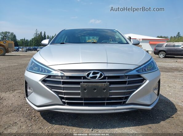 5NPD74LF3KH487074 2019 HYUNDAI ELANTRA White Widok zestawu wskaźników