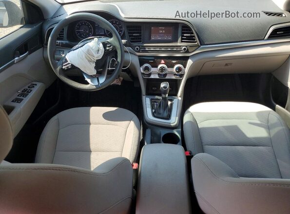 5NPD74LF3KH487642 2019 HYUNDAI ELANTRA Black Առջևի վահանակի տեսք