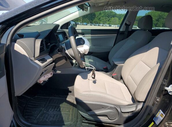 5NPD74LF3KH487642 2019 HYUNDAI ELANTRA Black Սալոնի դիմացի տեսք