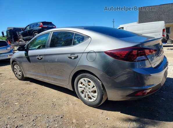 5NPD74LF3KH497300 2019 HYUNDAI ELANTRA Silver უკანა მარცხენა