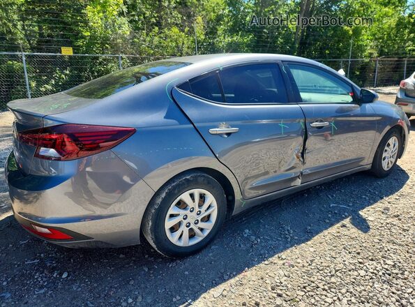 5NPD74LF3KH497300 2019 HYUNDAI ELANTRA Silver უკანა მარჯვენა