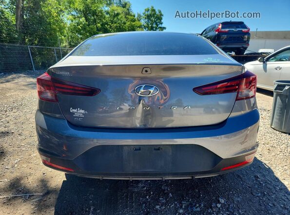 5NPD74LF3KH497300 2019 HYUNDAI ELANTRA Silver უკანა ხედი