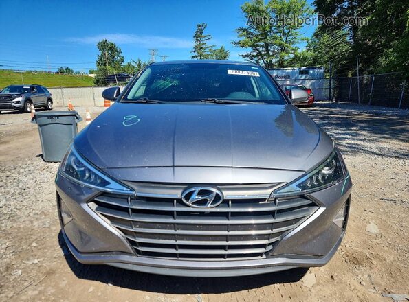 5NPD74LF3KH497300 2019 HYUNDAI ELANTRA Silver წინა ხედი