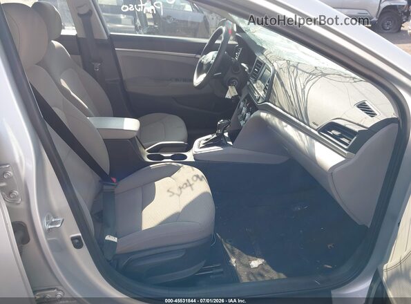 5NPD74LF3KH497670 2019 HYUNDAI ELANTRA Silver Vista interior delantera
