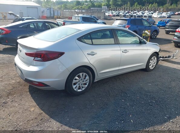 5NPD74LF3KH497670 2019 HYUNDAI ELANTRA Silver Trasero derecho