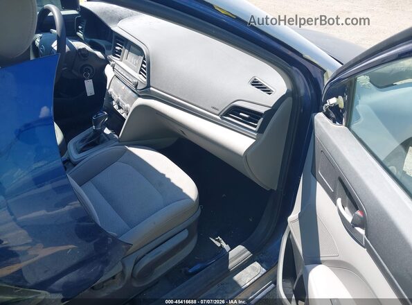 5NPD74LF3LH513710 2020 HYUNDAI ELANTRA Gray Front interior view
