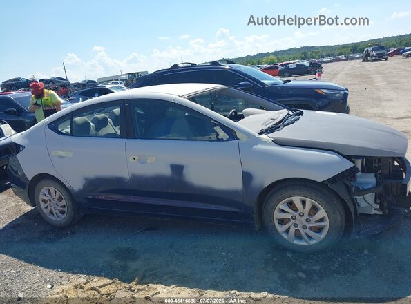 5NPD74LF3LH513710 2020 HYUNDAI ELANTRA Gray Rear interior view