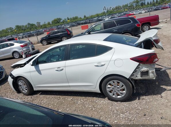 5NPD74LF3LH523489 2020 HYUNDAI ELANTRA White Widok wnętrza z tyłu