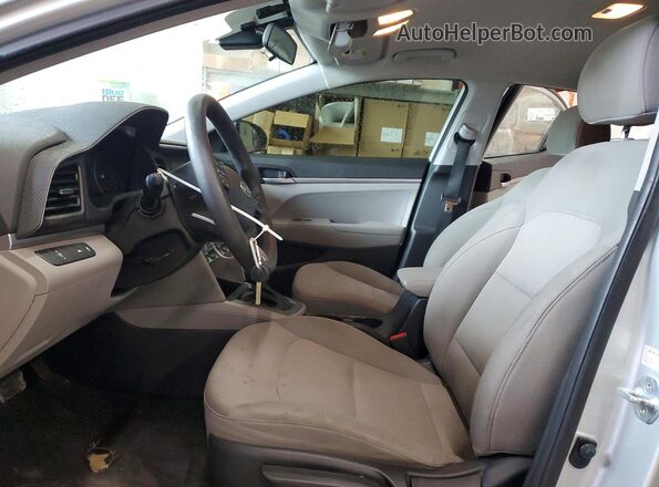 5NPD74LF3LH529583 2020 HYUNDAI ELANTRA White Vista interior delantera