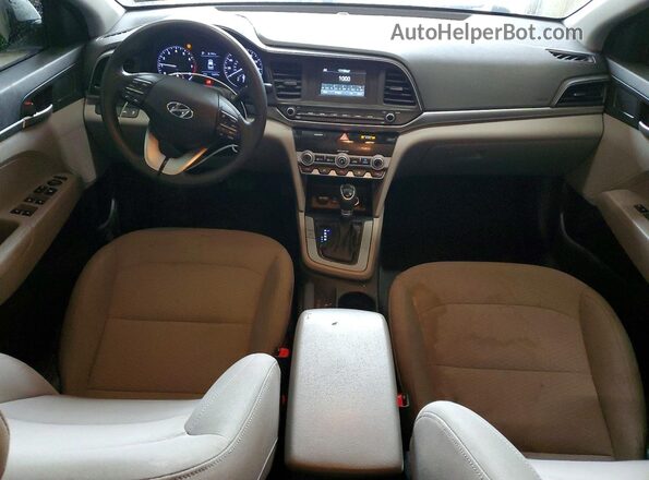 5NPD74LF3LH529583 2020 HYUNDAI ELANTRA White Vista del salpicadero