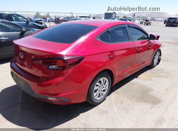 5NPD74LF3LH597785 2020 HYUNDAI ELANTRA Red Tył prawy