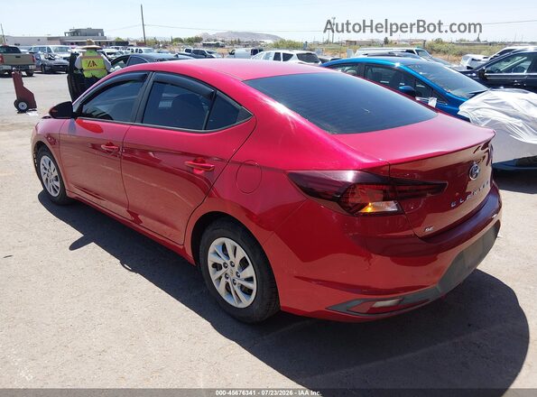 5NPD74LF3LH597785 2020 HYUNDAI ELANTRA Red Tył lewy