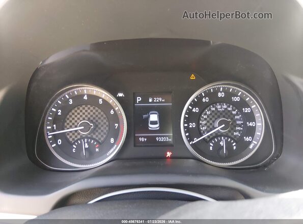 5NPD74LF3LH597785 2020 HYUNDAI ELANTRA Red Widok tylnych siedzeń