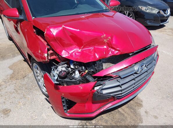 5NPD74LF3LH597785 2020 HYUNDAI ELANTRA Red Widok z przodu