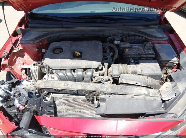 5NPD74LF3LH597785 2020 HYUNDAI ELANTRA Red Widok z tyłu