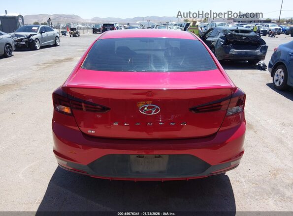 5NPD74LF3LH597785 2020 HYUNDAI ELANTRA Red 