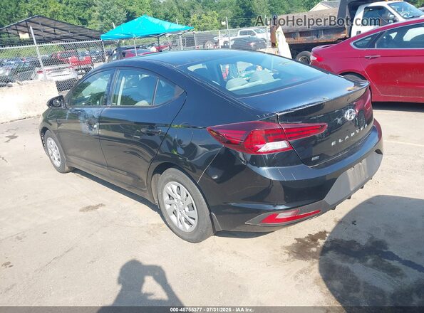 5NPD74LF3LH598757 2020 HYUNDAI ELANTRA Black Rear left
