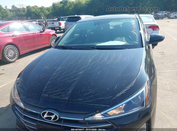 5NPD74LF3LH598757 2020 HYUNDAI ELANTRA Black Front view