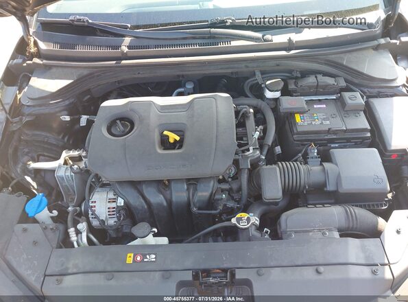 5NPD74LF3LH598757 2020 HYUNDAI ELANTRA Black Engine compartment view