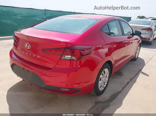 5NPD74LF3LH600488 2020 HYUNDAI ELANTRA Red უკანა მარჯვენა