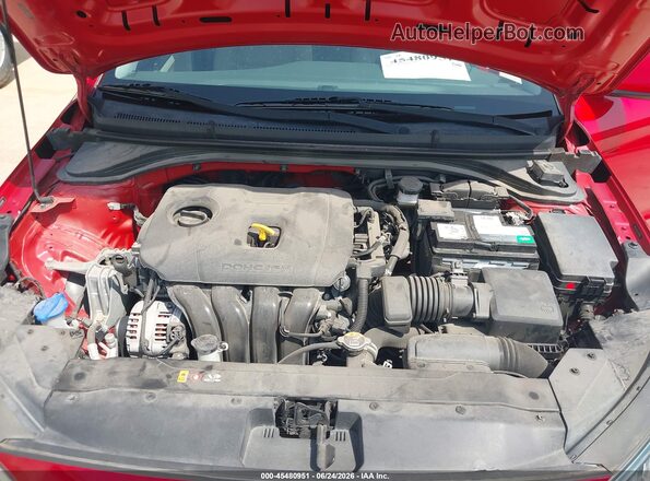 5NPD74LF3LH600488 2020 HYUNDAI ELANTRA Red უკანა ხედი