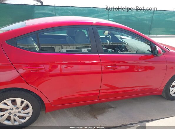 5NPD74LF3LH600488 2020 HYUNDAI ELANTRA Red სალონის 360-გრადუსიანი ხედი