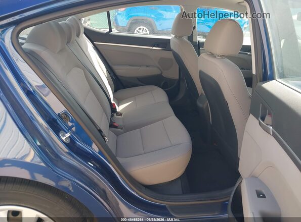 5NPD74LF3LH600524 2020 HYUNDAI ELANTRA Blue VIN კოდის სტიკერის ხედი