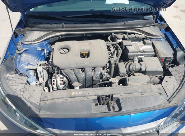 5NPD74LF3LH600524 2020 HYUNDAI ELANTRA Blue უკანა ხედი