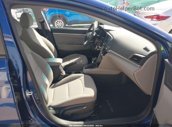 5NPD74LF3LH600524 2020 HYUNDAI ELANTRA Blue წინა სალონის ხედი