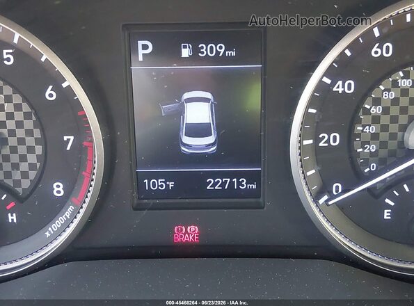 5NPD74LF3LH600524 2020 HYUNDAI ELANTRA Blue 