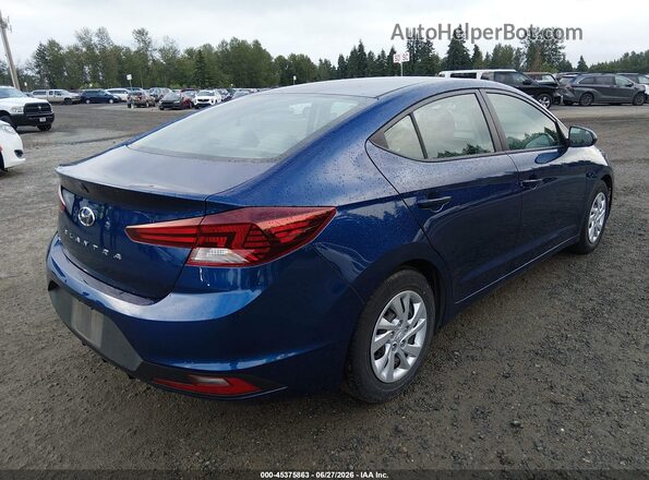 5NPD74LF3LH601110 2020 HYUNDAI ELANTRA Blue Tył prawy