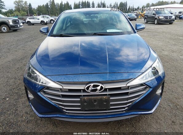 5NPD74LF3LH601110 2020 HYUNDAI ELANTRA Blue Widok z przodu