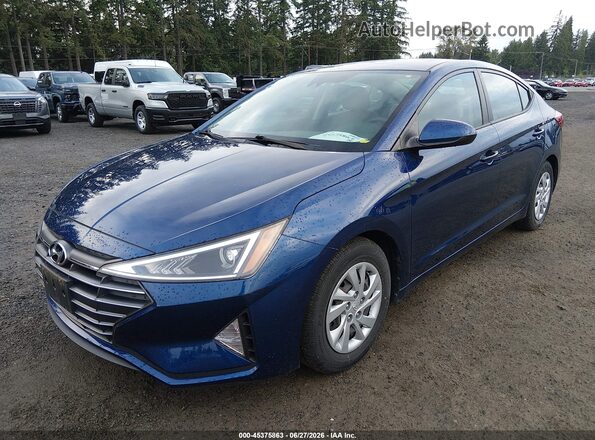 5NPD74LF3LH601110 2020 HYUNDAI ELANTRA Blue Przód lewy